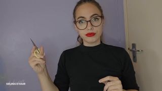 Selina O Hair Femdom Haircut Humiliation (Femdom porn)-5