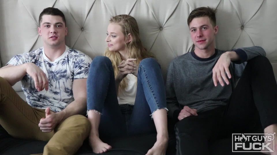 Caden Carli, Sarah Sunday, Collin Simpson - Caden Carli & Sarah Sunday Team Up To Enjoy Collin Simpson - HotGuysFUCK (FullHD 2020)