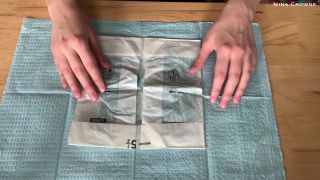 xxx video 34 satin blouse fetish femdom porn | Nina Crowne – How To Don Sterile Surgical Gloves | femdom pov-0