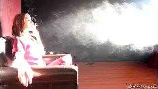 Ava Grey Loves Strong Cigarettes - Smoking-1