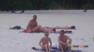 Nymph naturists take off their clothes and play nude  4-6