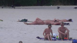 Nymph naturists take off their clothes and play nude  4-9