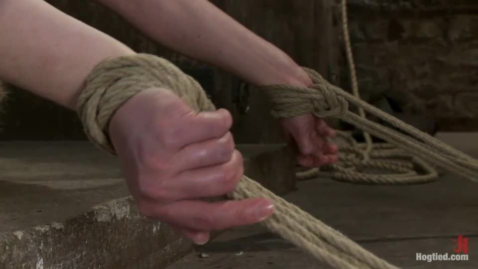 Bondage - 19yr old fashion & fitness model made to cum so...