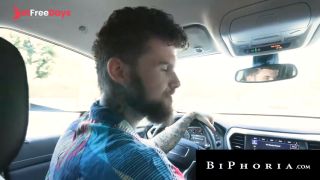 [GetFreeDays.com] Sexy Hitchhiker Spitroasted By Bi Hunk Couple - Biphoria Adult Clip January 2023-3