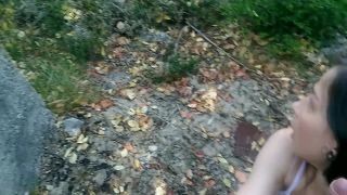 hot russian amateur Amazing Holiday Cocksucking ¦ Outdoor Blowjob, POV Laruna Mave [FullHD 1080P], laruna mave on teen-1