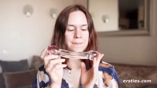 Ersties  Cute Babe Anca Pleasures Her Pussy With A Glass Toy.-7