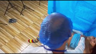 Fanny squirting - Doctor fucks patient in his office!-0