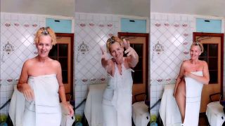 Mature Hot Housewife Lukerya in White Lace Lingerie-3