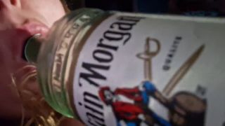 2freaks2gether - Best friend's mom fucks herself with captain morgan bottle to keep our secret-8