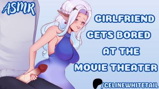 Celine Whitetail - Your Girlfriend Gets Bored at the Movies | ASMR Audio Roleplay [Semi-Public Blowjob]-2