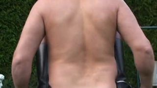 The Black Leather Rider goes for a ride.-1