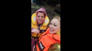 UKCuteGirl () Ukcutegirl - zoe and i looking like sweeties in life jackets and pvc rainwear 18-03-2020-0