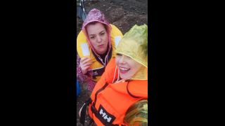 UKCuteGirl () Ukcutegirl - zoe and i looking like sweeties in life jackets and pvc rainwear 18-03-2020-5