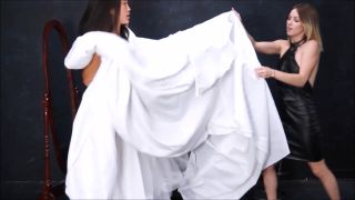 Custom Fetish - Amber Destroys Josey s Wedding Dress Day - Fetish-0