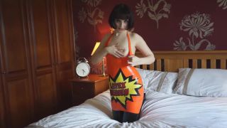 [GetFreeDays.com] Portia Victoria - Orange Dress and Black Stockings latex vr porn-6