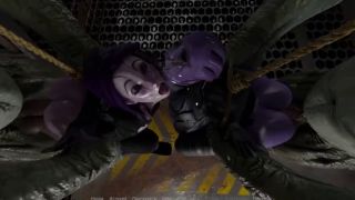 Cartoon huge members of giant mutants destroy holes of girls 2k 3d-7