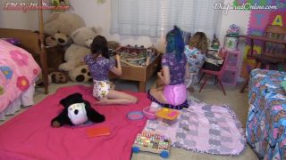 DiaperedonlineBunny B Picky Picky Bunny  Red Diapered Daycare-7