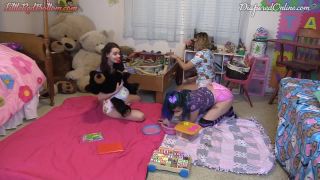 DiaperedonlineBunny B Picky Picky Bunny  Red Diapered Daycare-9