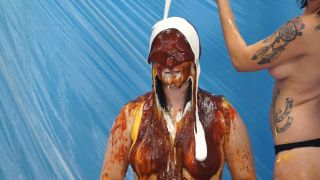 Custom Fetish - Valencia s 1st Mass Food Messy CLOSE UP - Fetish-6