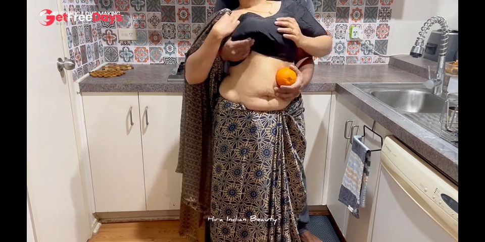 [GetFreeDays.com] Best Erotic Seduction of Indian Couple - Saree Sex with Fruit - Food Fetish - Saree Strip Sex Leak July 2023