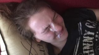 Masturbating To My Sister On The Couch At Home - Slim Amateur - lesbian lingerie - fetish porn glasses fetish-6