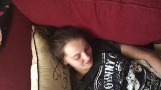 Masturbating To My Sister On The Couch At Home - Slim Amateur - lesbian lingerie - fetish porn glasses fetish-7