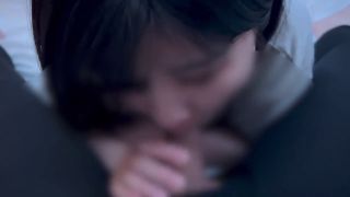 hentaininja_hina - Kinky girl with dick in the back of her throat and squeezing sperm out.-1