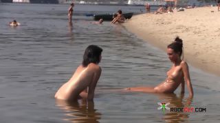 free porn video 11 Girl woman on the nude beach with big tits, but a big body, too.,  on webcam -9