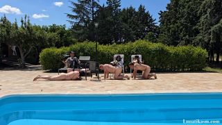 [K2S.CLUB] Mistress Lunatika - Multiple Caning At The Pool Full Clip - HD 720P-4