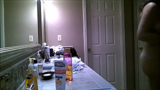 online adult clip 30 Super busty girl in the shower room. hidden cam on webcam -1