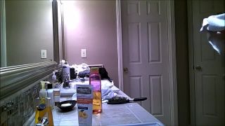 online adult clip 30 Super busty girl in the shower room. hidden cam on webcam -3