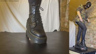 [K2S.CLUB] Mistress Dolores Slave - Sgt. Dolores BOOT CAMP - Hard Trampling Bootjob in Platform Dr. Martens - HD 720P-6