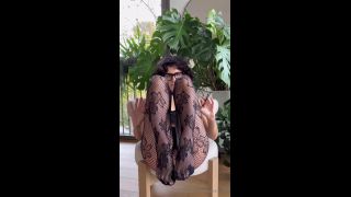 Layla Marlene (laylamarlene) PPV Fishnet Tights At a Lot Of Cream At The End (Pornstar)-4