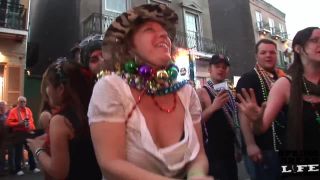 Bourbon Street Flashers During Mardi Gras smoking Mardi Gras Flashers-5