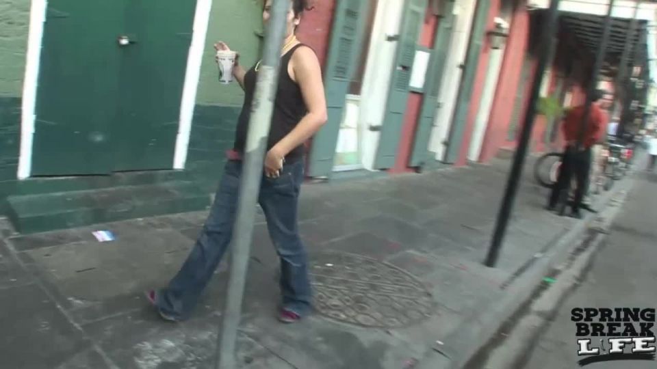 Bourbon Street Flashers During Mardi Gras smoking Mardi Gras Flashers