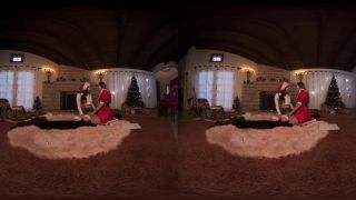 xxx video 4 The Night Before Christmas – Abigail Mac, Karlee Grey 6K on virtual reality -1