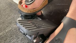 [K2S.CLUB] A Pedal Pumping Shoejob - CBT Cock crush and Shoe fetish with well worn and dirty Birkenstock Gizeh Sandals - 4K 2160P-4