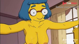 Luan Simpsons Porn and Hentai Ai compilation sexy and naked-8