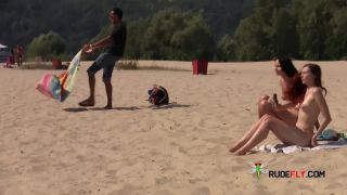 Exhibitionist Wife Morgan First Time At The Nude  Beach!-3