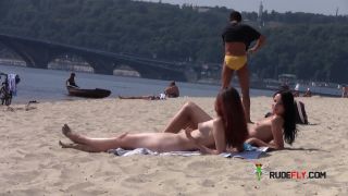 Exhibitionist Wife Morgan First Time At The Nude  Beach!-8