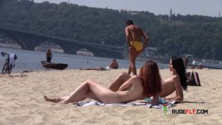 Exhibitionist Wife Morgan First Time At The Nude  Beach!-9