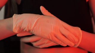 Uglimagl,Young_Stranger - Mercilessly playing with his dick in medical gloves-1