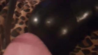 online video 3 Giant inflatable dildo fuck | fetish | brunette girls porn femdom bi-7