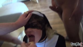 Cumbizz Hallween Cum Nun Swalloween Bukkake Sex Clip Vid...-8