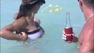 Florida Girls Partying on a Sandbar and Flashing SmallTits-9