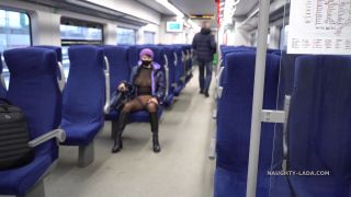 NaughtyLada's Daredevil Encounter: Train Ride Thrills-7