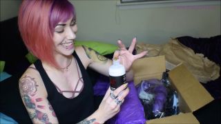 online video 11 Cattie Candescent – Free Unboxing 3 Bad Dragon Dildos, ashley fires fetish clips on fetish porn -8
