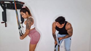 Summer steph - I couldnt resist my neighbors ass. I fucked her during the workout 1080P - Caught cheating-1