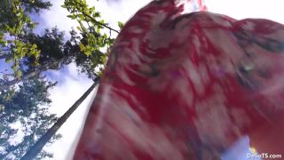 adult video 23 Delia Ts in Windy Backyard Blanket Babe,  on shemale porn -2