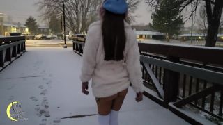 adult video clip 20 LilyMaeExhib – Winter Walk | public | public ebony fart fetish-2